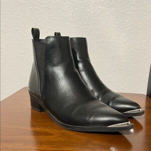 Black Leather Women’s Ankle Boots
